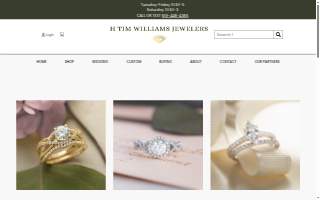H Tim Williams Jewelers website