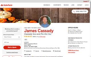 James Cassady - State Farm Insurance Agent website