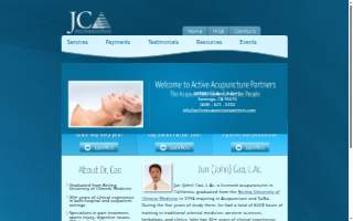 Active Acupuncture Partners - Jun Cao, L.Ac. website