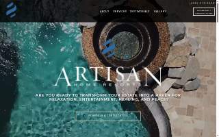Artisan Home Resorts website