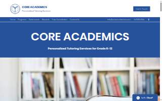 Core Academics website