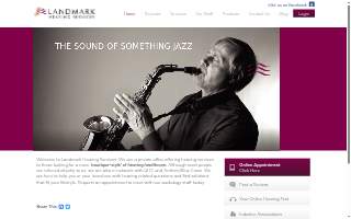 Landmark Hearing Services Inc. website