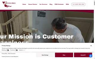 The Painting Pros, Inc. of Saratoga website