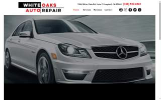 White Oaks Auto Repair of Saratoga website