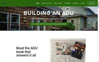 ADU West Coast website