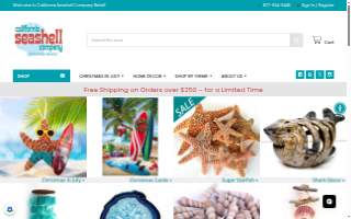 California Seashell Co Inc website