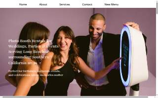 Coastal Photo Booth Rental of Seal Beach website