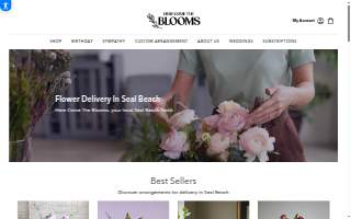Here Come The Blooms website