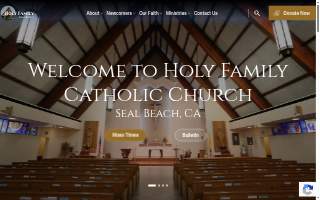 Holy Family Church (Seal Beach) website