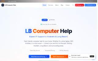 LB Computer Help website