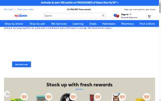 PetSmart website