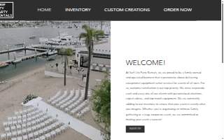 Surf City Party Rentals website