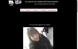 As Quick As A Wink Eviction Service website
