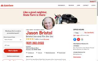 Jason Bristol - State Farm Insurance Agent website