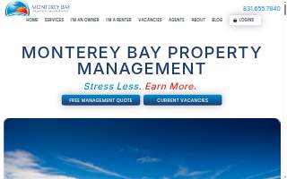 Monterey Bay Property Management of Seaside website