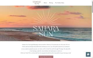 Sahara Sun Tanning of Seaside website