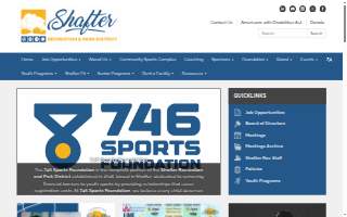Shafter Recreation & Park District website