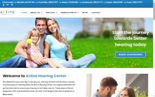 Active Hearing Center of Shafter website
