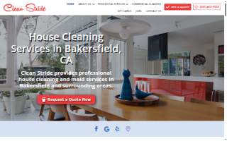 Clean Stride website