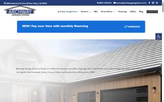 Archway Garage Doors website
