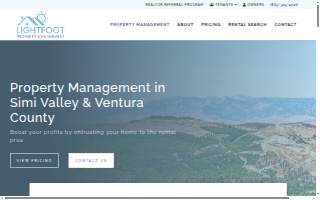 Lightfoot Property Management website