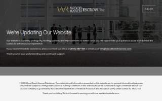 Wood Ranch Escrow website