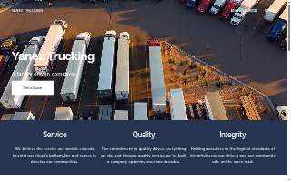 Yanez Trucking of Soledad website