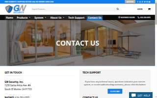 GW Security Inc website