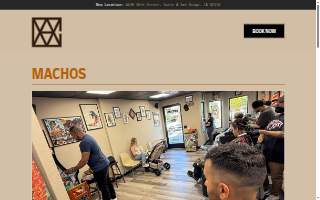 Machos Barber Shop website