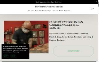 Tatt Thang Tattoo Studio of South El Monte website
