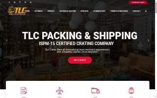 TLC PACKING AND SHIPPING, INC. website