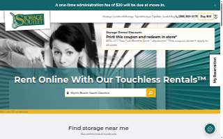Storage Outlet of South Gate website