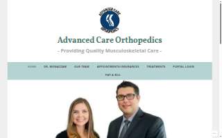 Advanced Care Orthopedics - Dr. Shafagh Monazzam - Hip and Knee Specialist website