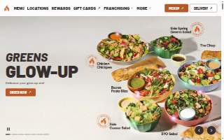 Blaze Pizza of South Gate website