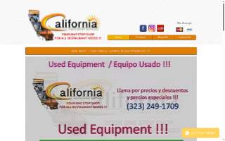 Cal Restaurant Supplies website