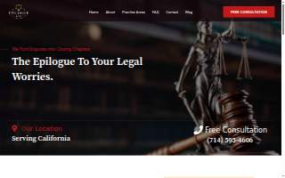 Epilogue Law website