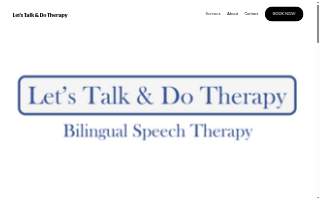 Let's Talk & Do Therapy website