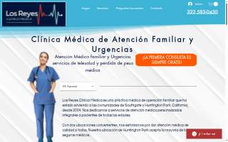 Los Reyes Medical Clinic website