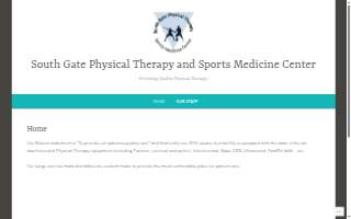 Southgate Physical Therapy website