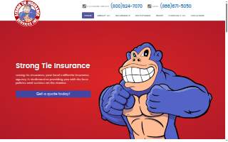 Strong Tie Insurance Services Inc. website
