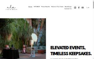 XLA Photo Booth website