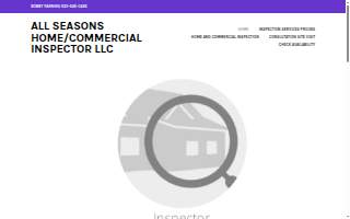 All Seasons Home Inspector L.L.C. website