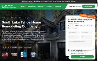 GVD Renovations & Remodeling website