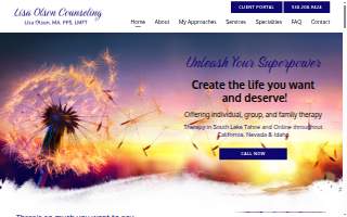 Lisa Olson Counseling website