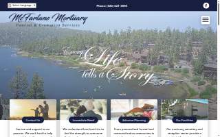 McFarlane Mortuary website