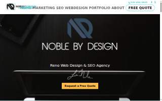 Noble By Design website