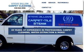 Steve Dillon Carpet Cleaning website