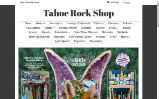 Tahoe Rock Shop / Crystal Shop & More website