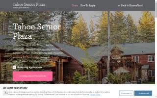 Tahoe Senior Plaza website