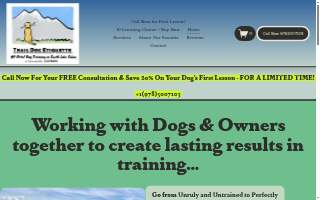 Trail Dog Etiquette LLC website